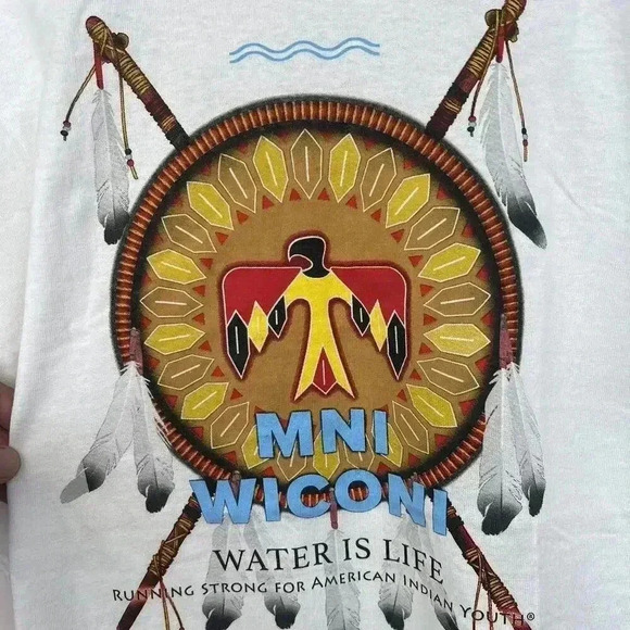 Native American Inspired Welcome T-Shirt - Unique Graphic Tee - Picture 3 of 5